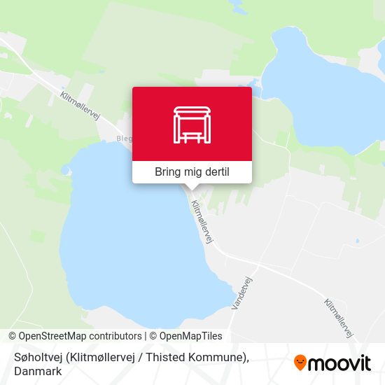 Søholtvej (Klitmøllervej / Thisted Kommune) kort