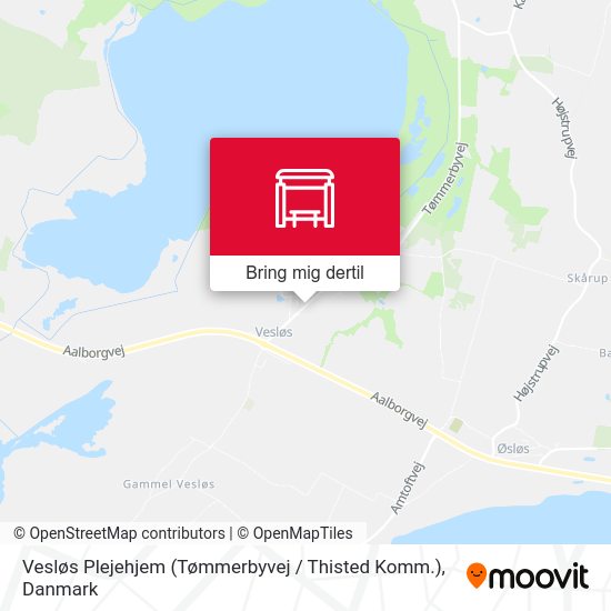 Vesløs Plejehjem (Tømmerbyvej / Thisted Komm.) kort