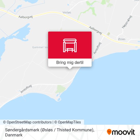 Søndergårdsmark (Øsløs / Thisted Kommune) kort