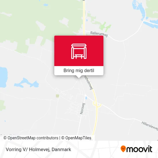 Vorring V/ Holmevej kort