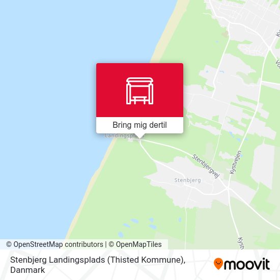 Stenbjerg Landingsplads (Thisted Kommune) kort
