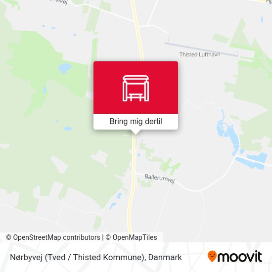 Nørbyvej (Tved / Thisted Kommune) kort
