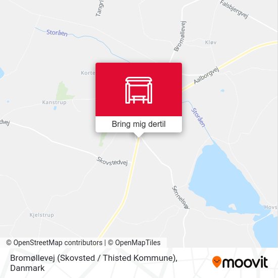Bromøllevej (Skovsted / Thisted Kommune) kort