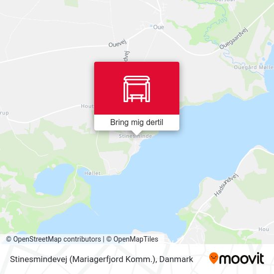Stinesmindevej (Mariagerfjord Komm.) kort