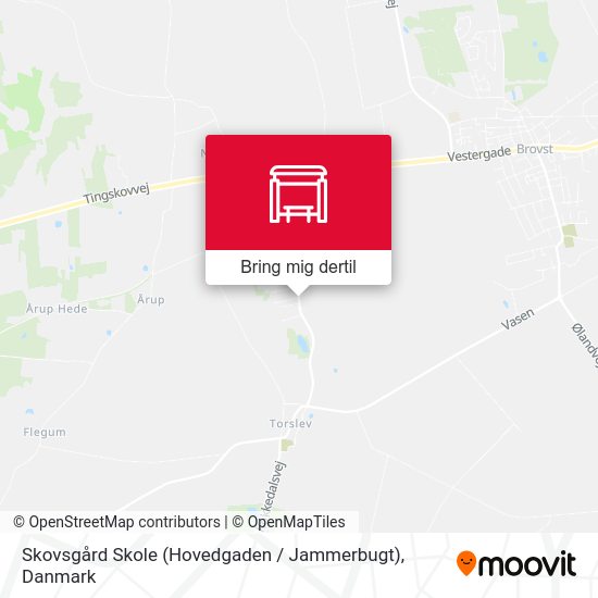 Skovsgård Skole (Hovedgaden / Jammerbugt) kort
