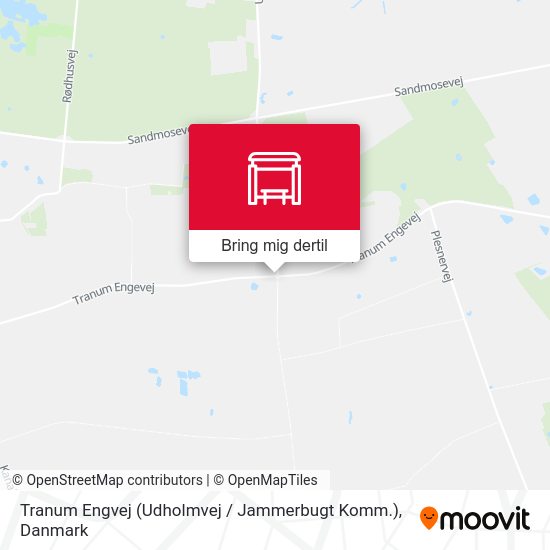 Tranum Engvej (Udholmvej / Jammerbugt Komm.) kort
