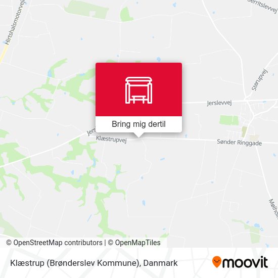 Klæstrup (Brønderslev Kommune) kort