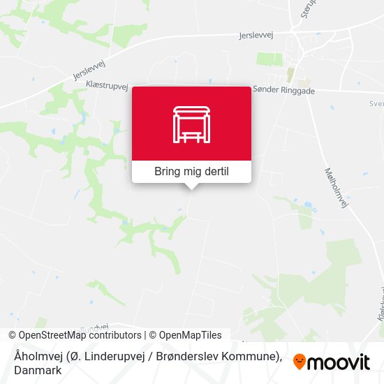 Åholmvej (Ø. Linderupvej / Brønderslev Kommune) kort