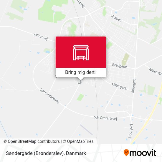 Søndergade (Brønderslev) kort