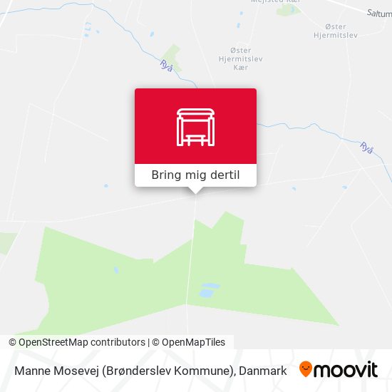 Manne Mosevej (Brønderslev Kommune) kort