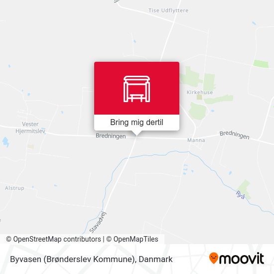 Byvasen (Brønderslev Kommune) kort