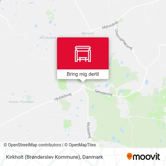 Kirkholt (Brønderslev Kommune) kort