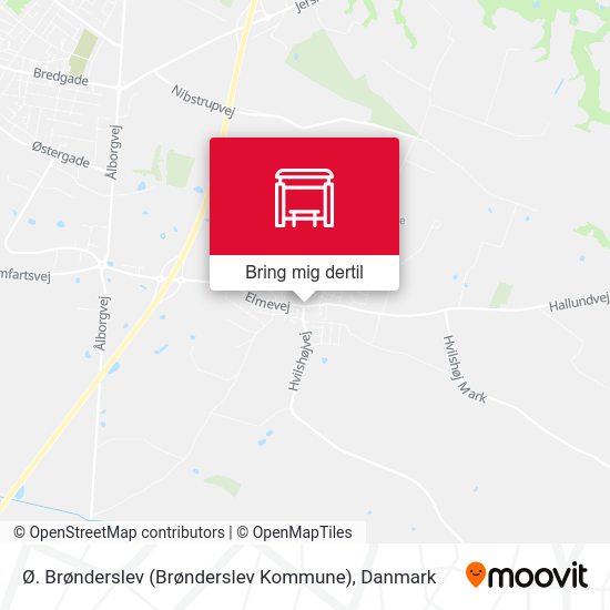 Ø. Brønderslev (Brønderslev Kommune) kort