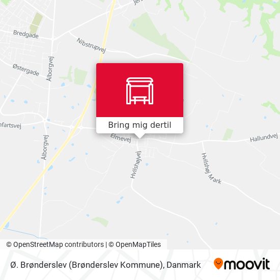 Ø. Brønderslev (Brønderslev Kommune) kort