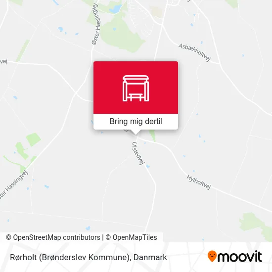 Rørholt (Brønderslev Kommune) kort