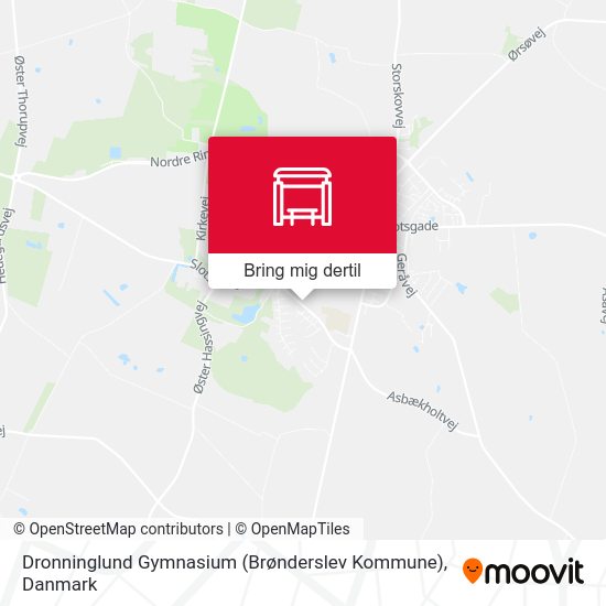 Dronninglund Gymnasium (Brønderslev Kommune) kort