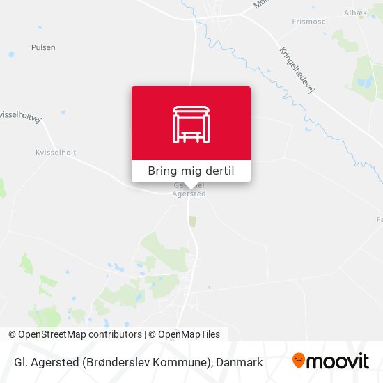 Gl. Agersted (Brønderslev Kommune) kort