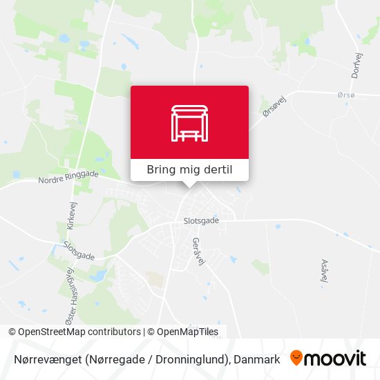 Nørrevænget (Nørregade / Dronninglund) kort