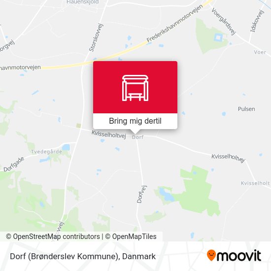 Dorf (Brønderslev Kommune) kort