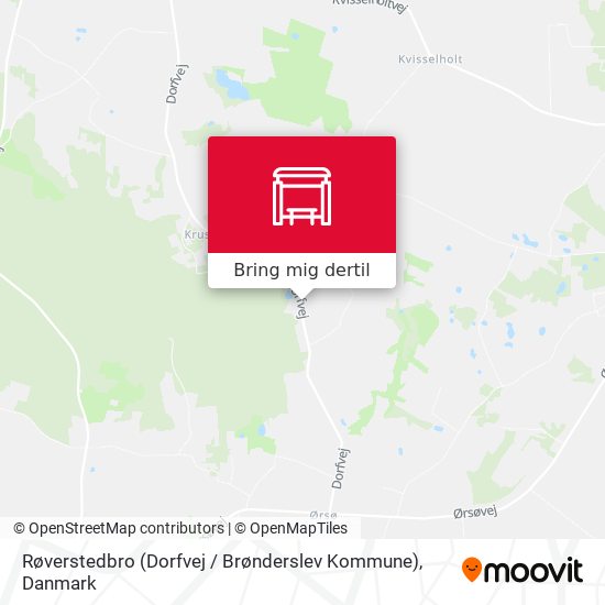 Røverstedbro (Dorfvej / Brønderslev Kommune) kort