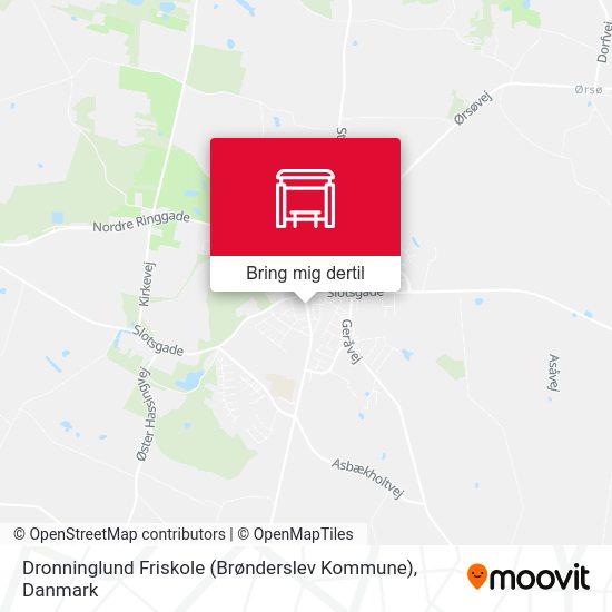 Dronninglund Friskole (Brønderslev Kommune) kort