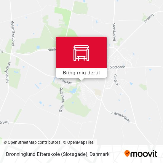Dronninglund Efterskole (Slotsgade) kort