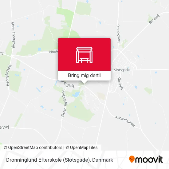 Dronninglund Efterskole (Slotsgade) kort