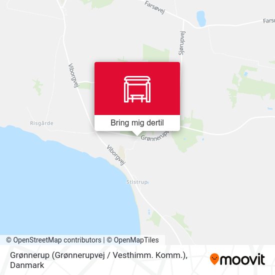 Grønnerup (Grønnerupvej / Vesthimm. Komm.) kort