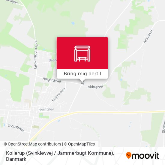Kollerup (Svinkløvvej / Jammerbugt Kommune) kort
