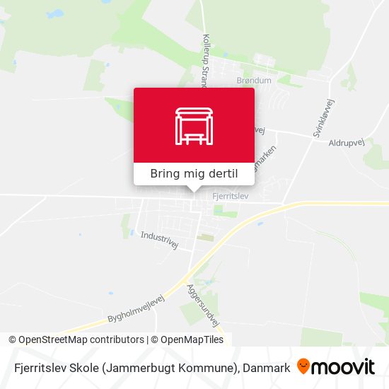 Fjerritslev Skole  (Jammerbugt Kommune) kort