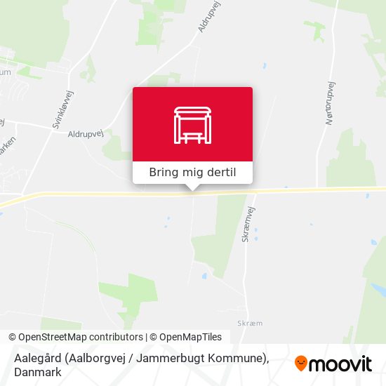 Aalegård (Aalborgvej / Jammerbugt Kommune) kort