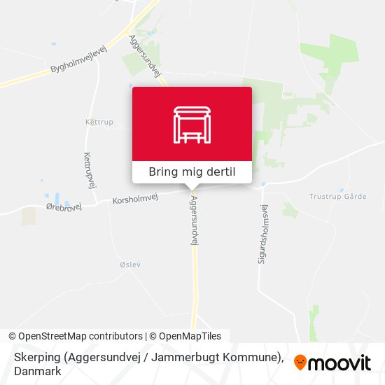 Skerping (Aggersundvej / Jammerbugt Kommune) kort