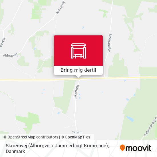 Skræmvej (Ålborgvej / Jammerbugt Kommune) kort