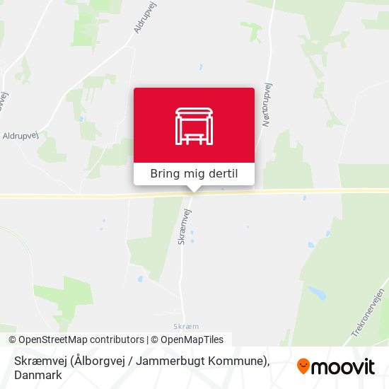 Skræmvej (Ålborgvej / Jammerbugt Kommune) kort