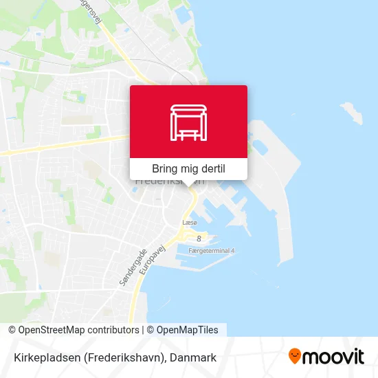 Kirkepladsen (Frederikshavn) kort