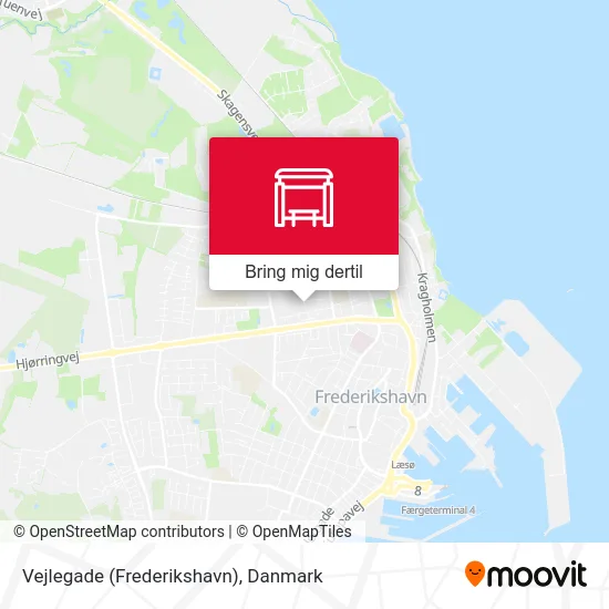 Vejlegade (Frederikshavn) kort