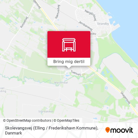 Skolevangsvej (Elling / Frederikshavn Kommune) kort