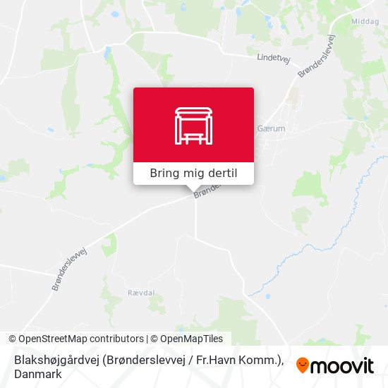 Blakshøjgårdvej (Brønderslevvej / Fr.Havn Komm.) kort