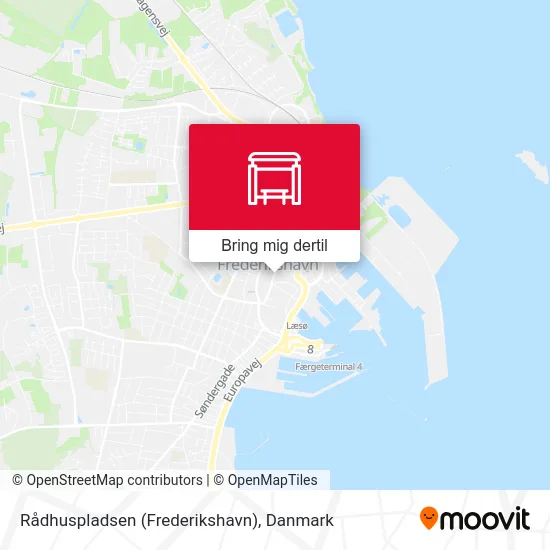 Rådhuspladsen (Frederikshavn) kort