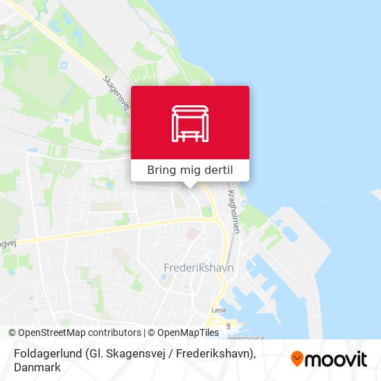 Foldagerlund (Gl. Skagensvej / Frederikshavn) kort