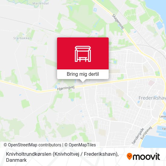 Knivholtrundkørslen (Knivholtvej / Frederikshavn) kort