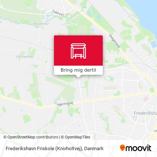 Frederikshavn Friskole (Knivholtvej) kort
