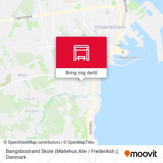 Bangsbostrand Skole (Møllehus Alle / Frederiksh.) kort