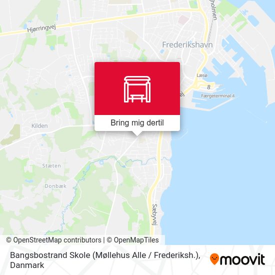 Bangsbostrand Skole (Møllehus Alle / Frederiksh.) kort