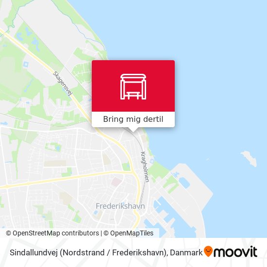 Sindallundvej (Nordstrand / Frederikshavn) kort