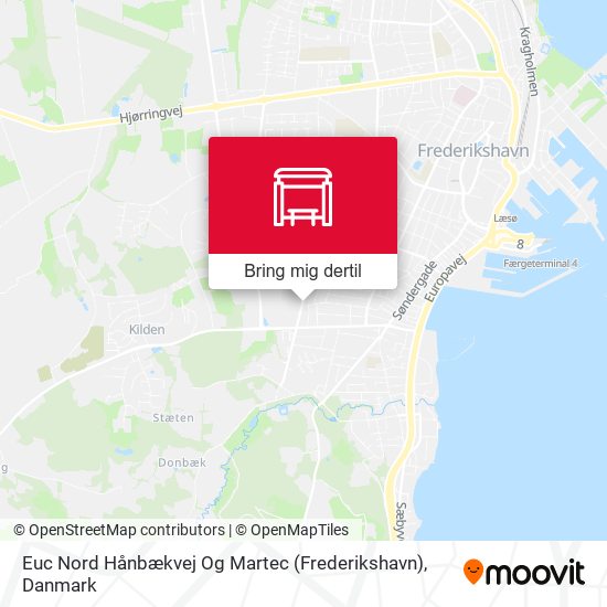 Euc Nord Hånbækvej Og Martec (Frederikshavn) kort