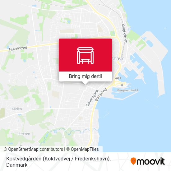 Koktvedgården (Koktvedvej / Frederikshavn) kort