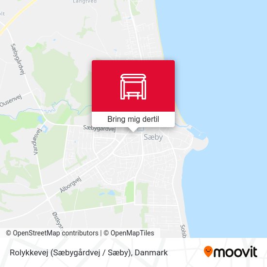 Rolykkevej (Sæbygårdvej / Sæby) kort