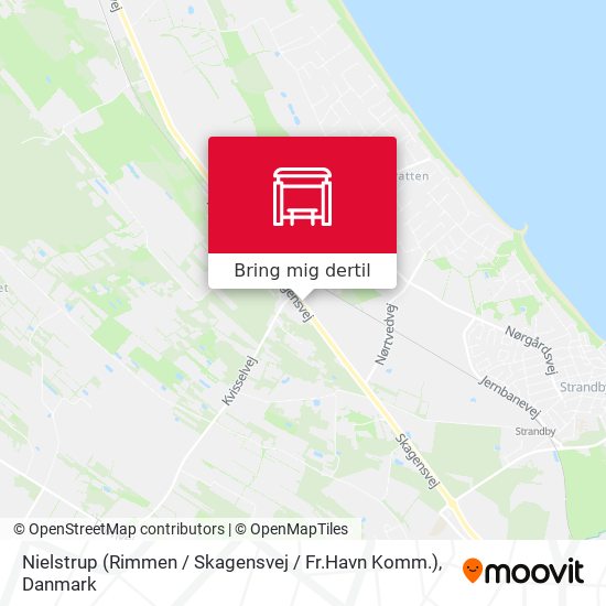 Nielstrup (Rimmen / Skagensvej / Fr.Havn Komm.) kort