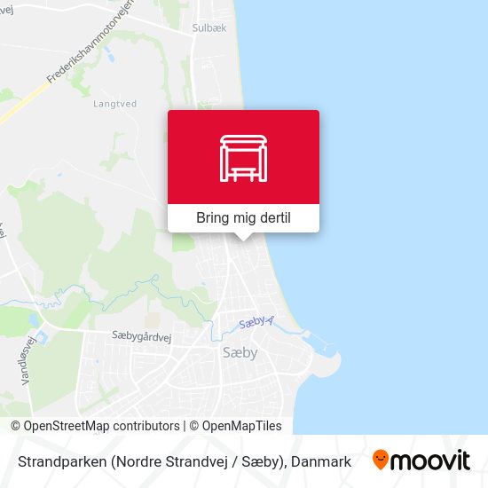 Strandparken (Nordre Strandvej / Sæby) kort